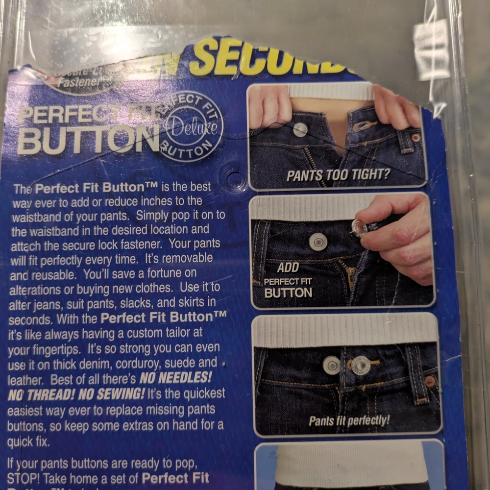 Perfect Fit Button Set - Picture 4 of 6